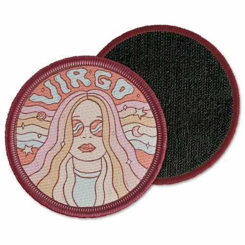 Round Virgo Velcro Patch - Custom Canvas Now