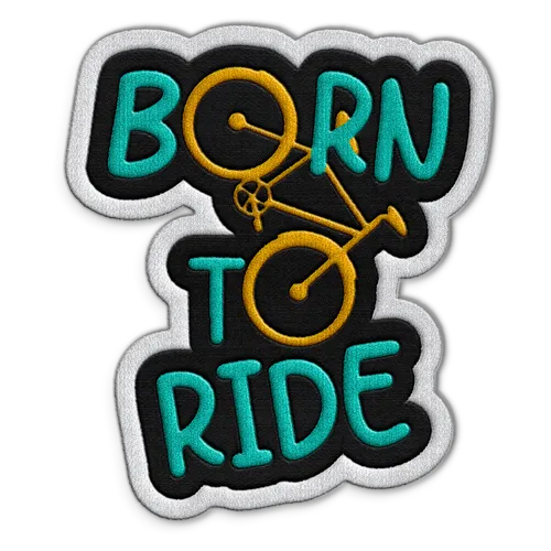 Born To Ride Hat Patch - Custom Canvas Now