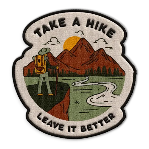 Take A Hike Hat Patch - Custom Canvas Now