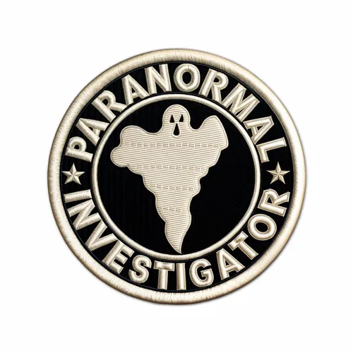Round Paranormal Investigator Iron On Patch - Custom Canvas Now