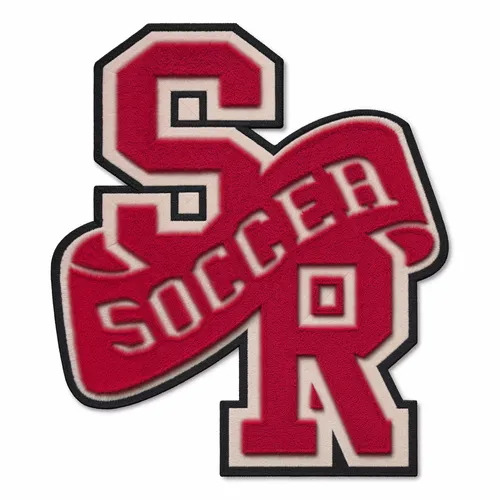 SR Soccer Letterman Jacket Patch - Custom Canvas Now
