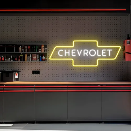 Chevy Neon Signs - Custom Canvas Now