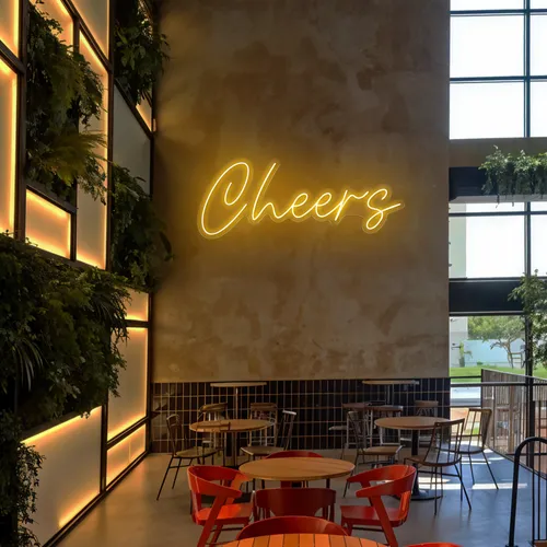 Cheers Neon Signs - Custom Canvas Now