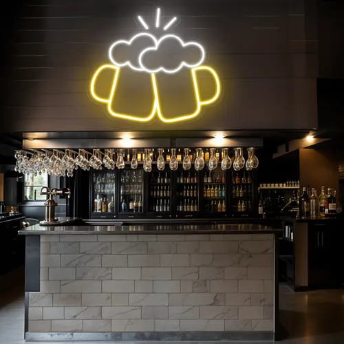 Chill Glass Neon Sign - Custom Canvas Now