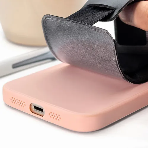 Leather Phone Wallet with Hand Grip - Custom Canvas Now