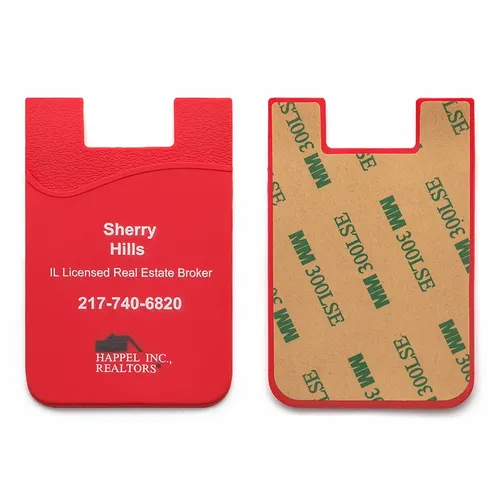 Silicone Phone Wallet Card Holder - Custom Canvas Now