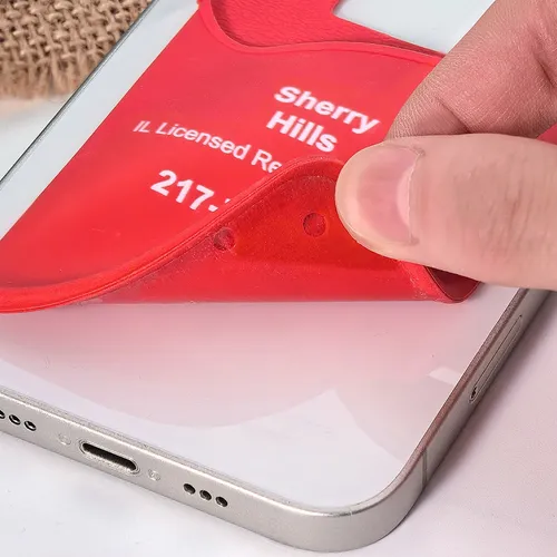 Silicone Phone Wallet Card Holder - Custom Canvas Now