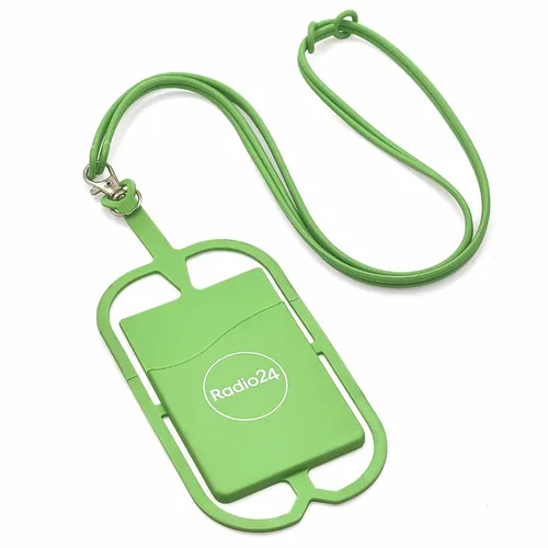 Lanyard Silicone Phone Wallet Holder - Custom Canvas Now