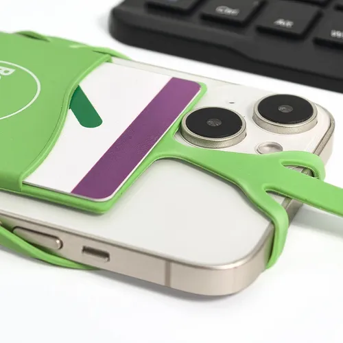 Lanyard Silicone Phone Wallet Holder - Custom Canvas Now