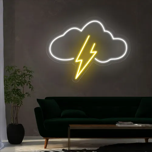 Thundercloud Neon Sign - Custom Canvas Now