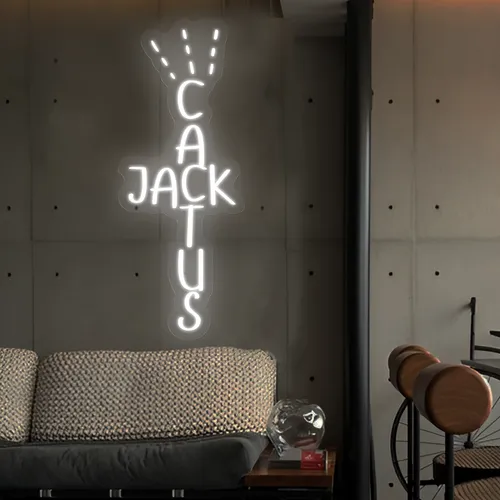 Cactus Jack Neon Signs - Custom Canvas Now
