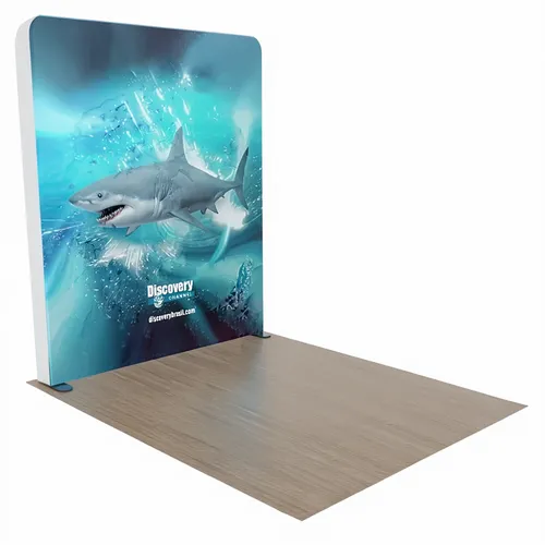 Custom Backlit Trade Show Display Tension Fabric 8' x 8' - Custom Canvas Now