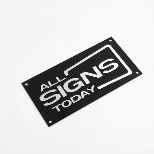 Engaraved Acrylic Sign - Custom Canvas Now