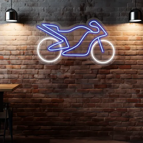 Custom Motorcycle Neon Signs - Custom Canvas Now
