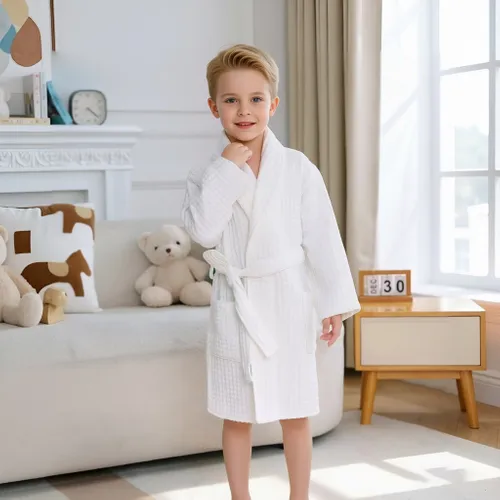 Custom Kids Waffle Robes - Custom Canvas Now