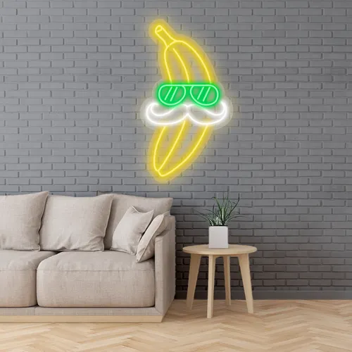 Custom Banana Neon Signs - Custom Canvas Now