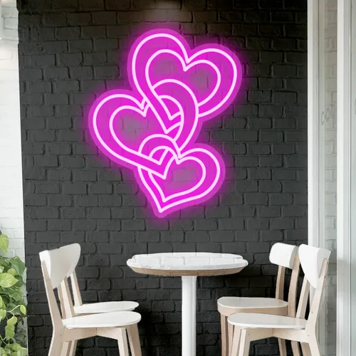 Custom Pink Neon Signs - Custom Canvas Now