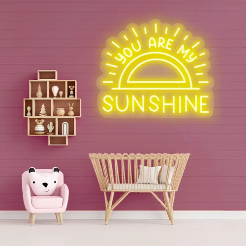 Custom Sun Neon Signs - Custom Canvas Now