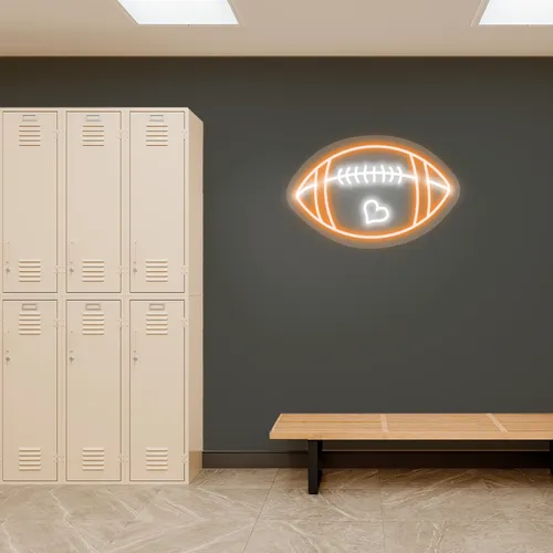 Custom Football Neon Signs - Custom Canvas Now