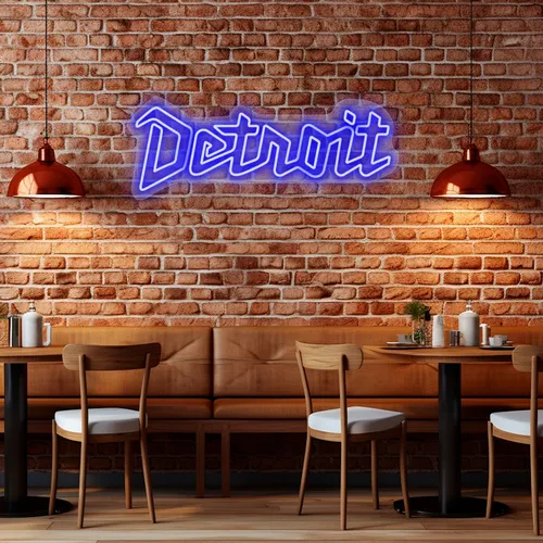 Custom Neon Signs Detroit - Custom Canvas Now
