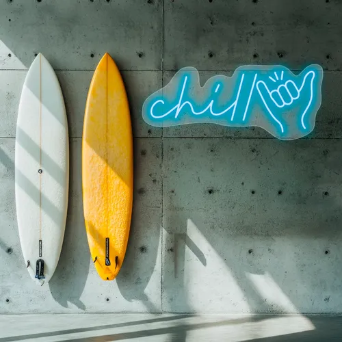 Custom Chill Neon Signs - Custom Canvas Now