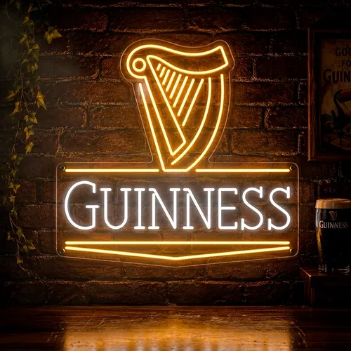Custom Guinness Neon Signs - Custom Canvas Now