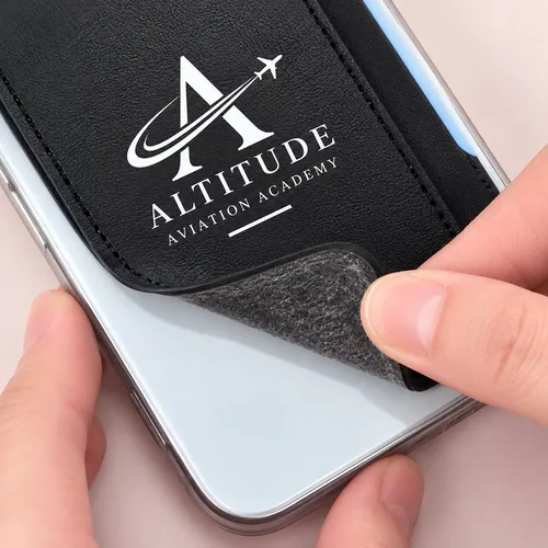 Leather Phone Wallet with Side Slit - Custom Canvas Now