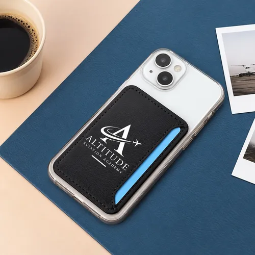 Leather Phone Wallet with Side Slit - Custom Canvas Now