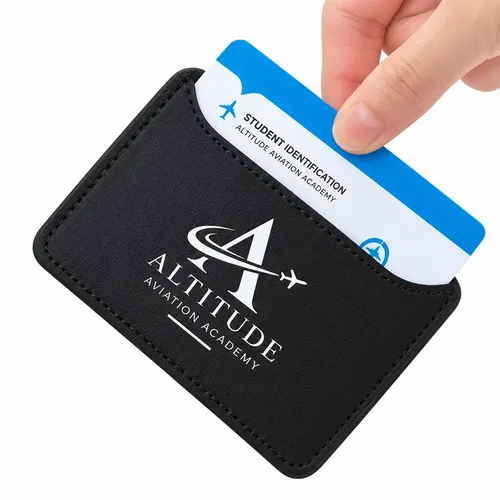Leather Phone Wallet with Side Slit - Custom Canvas Now