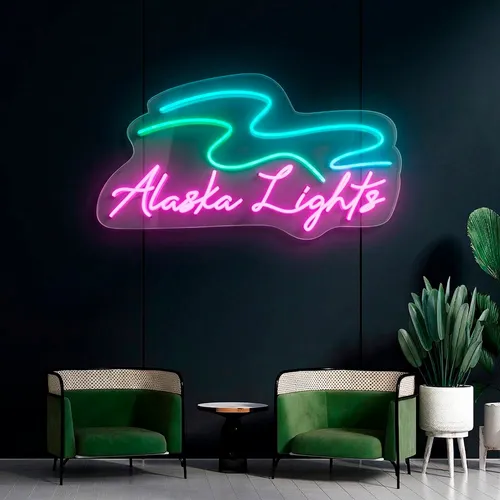 Custom Neon Lights In Alaska - Custom Canvas Now