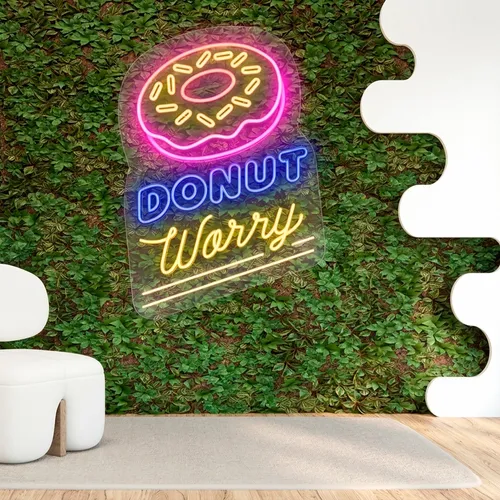 Custom Donut Neon Signs - Custom Canvas Now