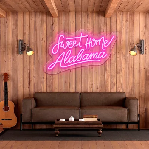 Custom Alabama Neon Signs - Custom Canvas Now