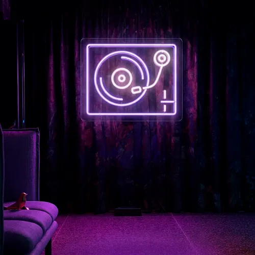 Custom DJ Neon Signs - Custom Canvas Now