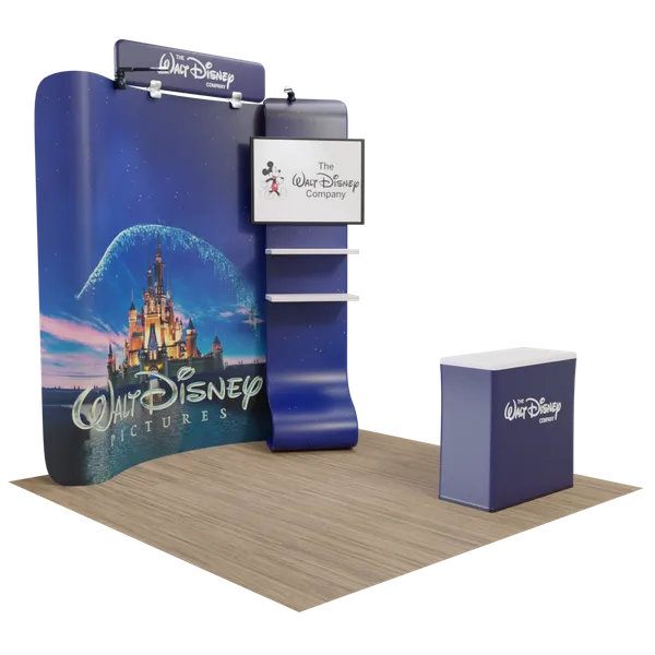 10' x 10' Trade Show Displays - Custom Canvas Now