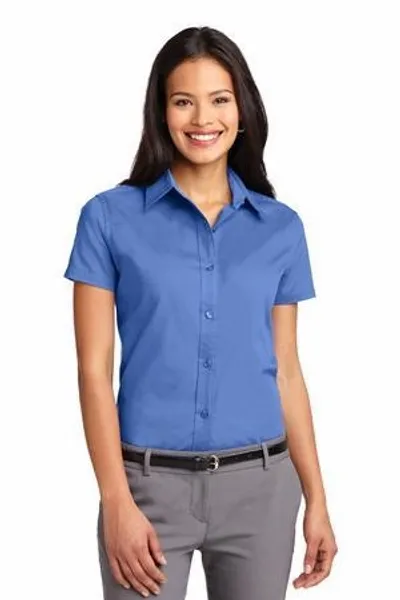 Port Authority Women's Short Sleeve Easy Care Shirt. L508 - Custom Canvas Now