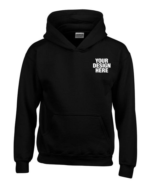 Gildan Youth Heavy Blend 8 oz., 50/50 Hooded Sweatshirt - Custom Canvas Now