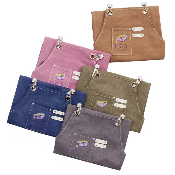 Denim Hairdressing Apron - Custom Canvas Now