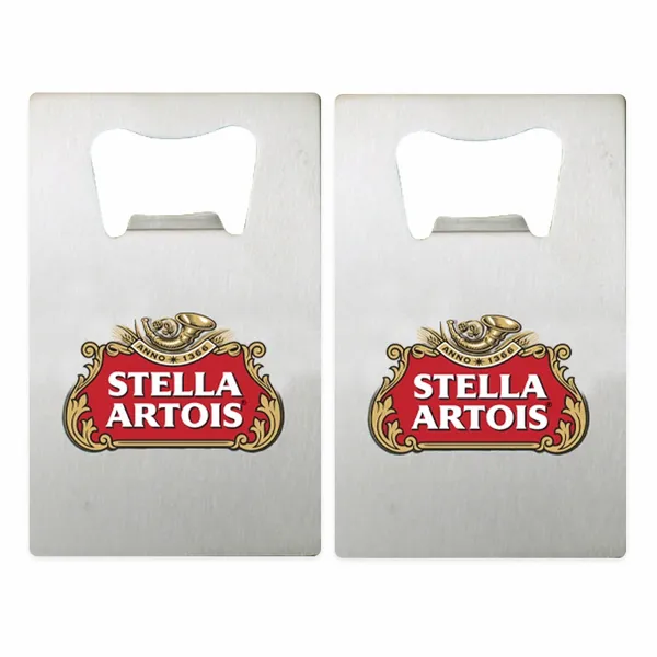 Silver Card Bottle Opener - Custom Canvas Now
