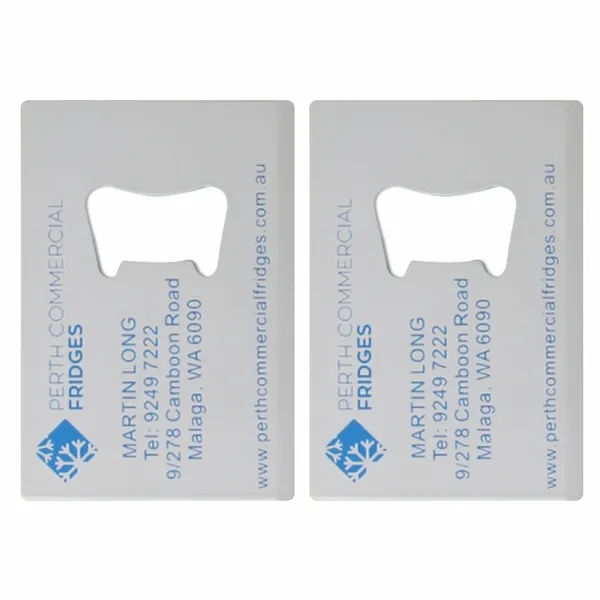 Color Filled Card Bottle Opener - Custom Canvas Now