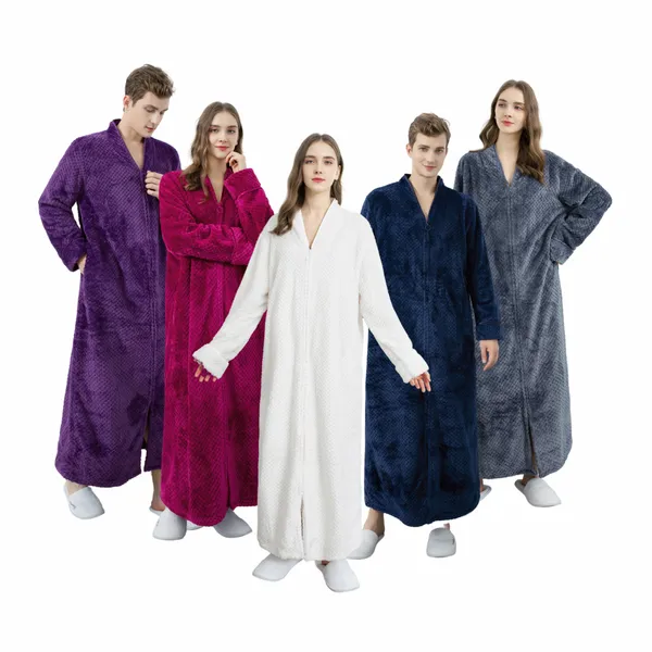 Custom Zip-Up Bathrobes - Custom Canvas Now