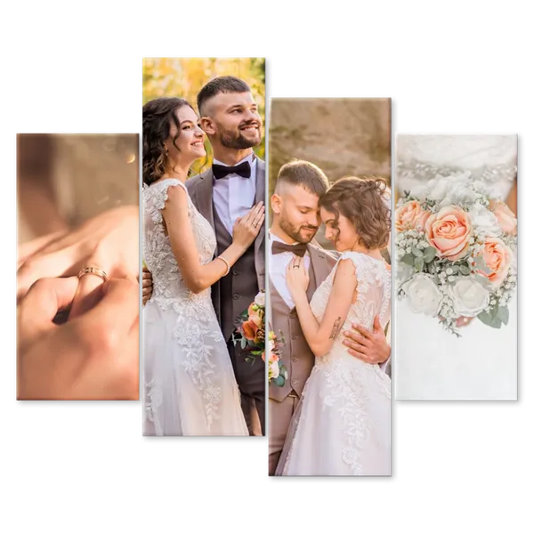 4-Panel Display - Custom Canvas Now