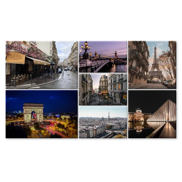 7-Panel Display - Custom Canvas Now