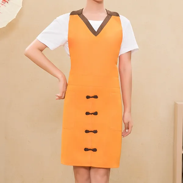 Modern Bungalow Polyester Apron - Custom Canvas Now