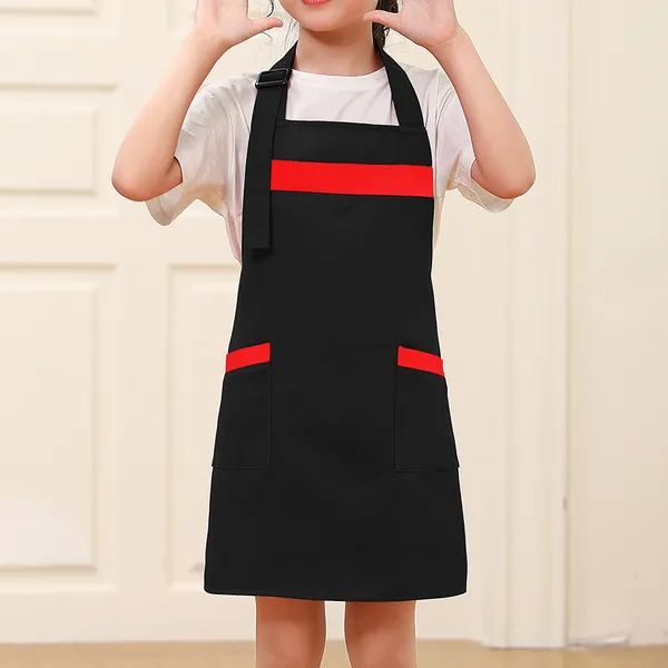 Kids Tiny Cotton Neck Strap Apron - Custom Canvas Now