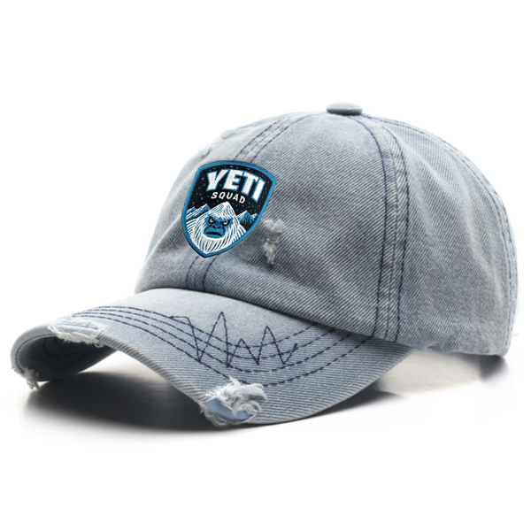 Modern Tattered Denim Cap - Custom Canvas Now