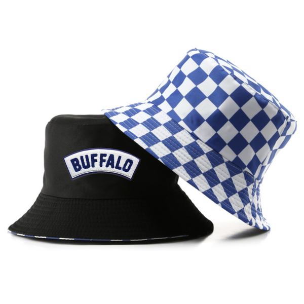 Checkered Cotton Bucket Hat - Custom Canvas Now