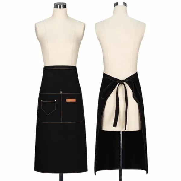 Lengthy Mid-Waist Denim Apron - Custom Canvas Now