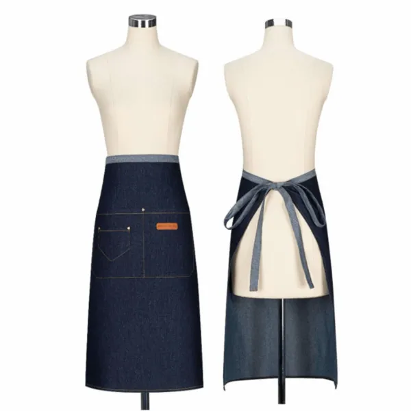 Extended Length Denim Apron - Custom Canvas Now