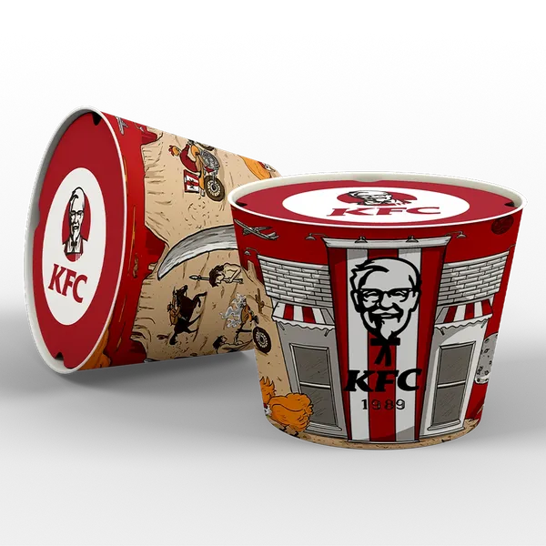 Paper Food Bucket - Custom Canvas Now