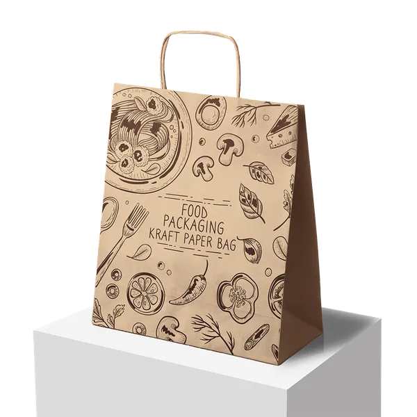Kraft Paper Packaging Bag - Custom Canvas Now